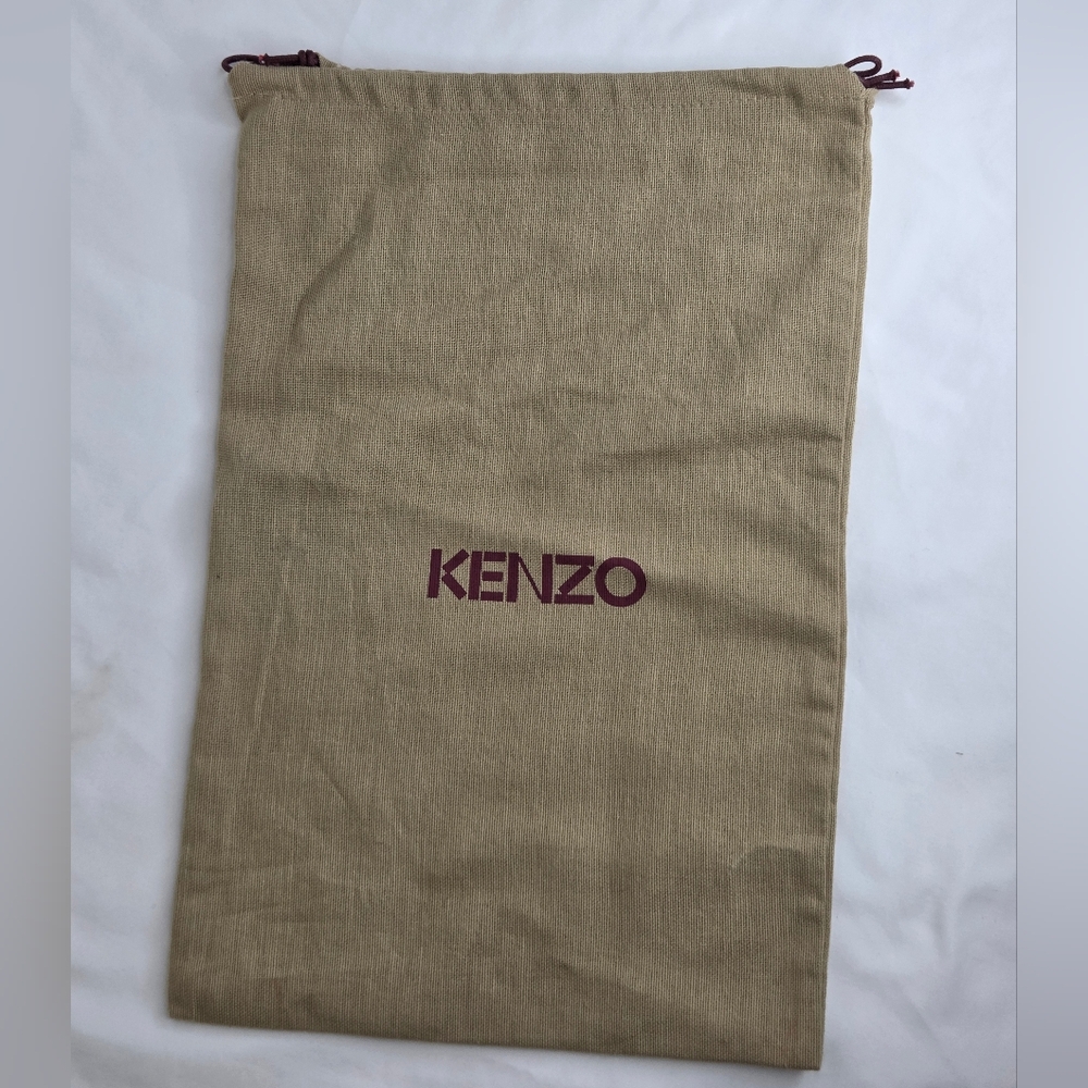 Kenzo 10"x15" Inchs Neutral Textured Fabric Shoes Dust Bag